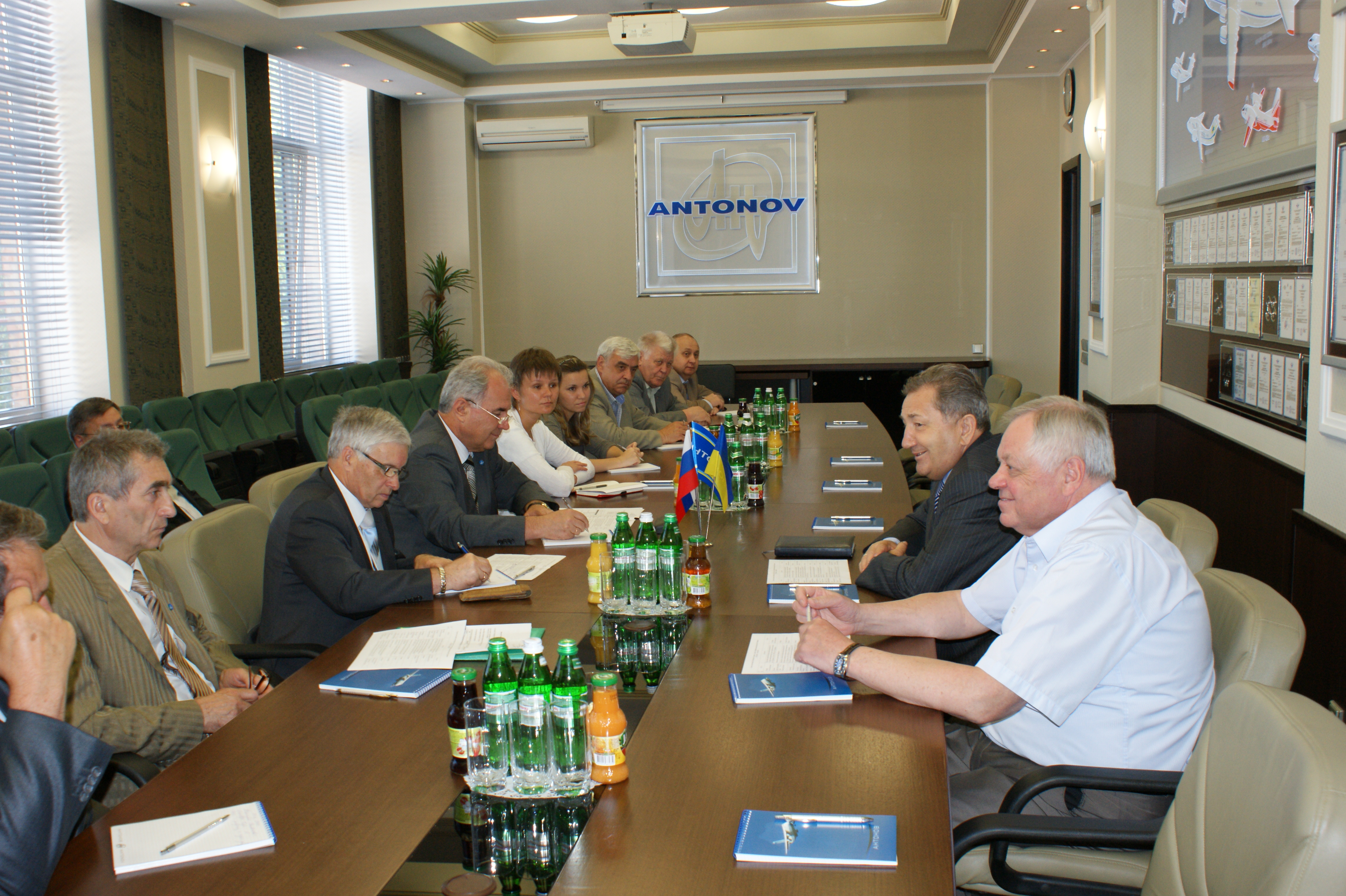 Делегация Роспрофавиа в Украине