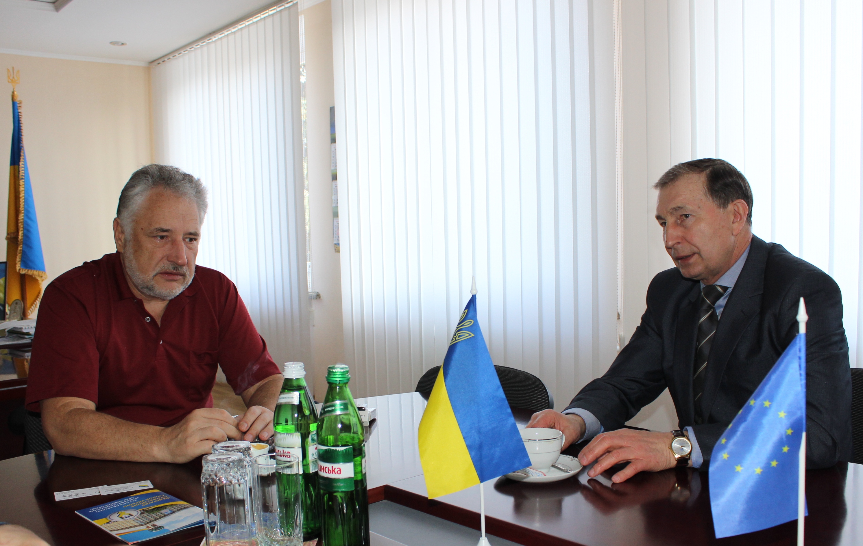 Григорій Осовий зустрівся с Головою Донецької ОДА Павлом Жебрівським