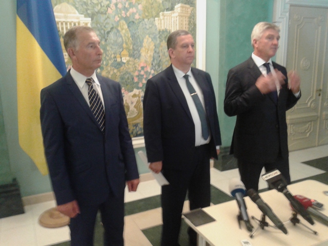 Прес-конференція після церемонії підписання Генугоди на новий строк за участю Керівника СПО об'єднань профспілок, Голови ФПУ Григорія Осового 