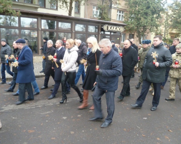 Профспілки Закарпаття взяли участь у Дні пам’яті жертв голодоморів 