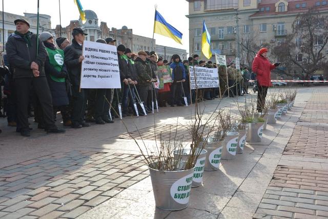 ЗМІ про акції протесту лісівників 