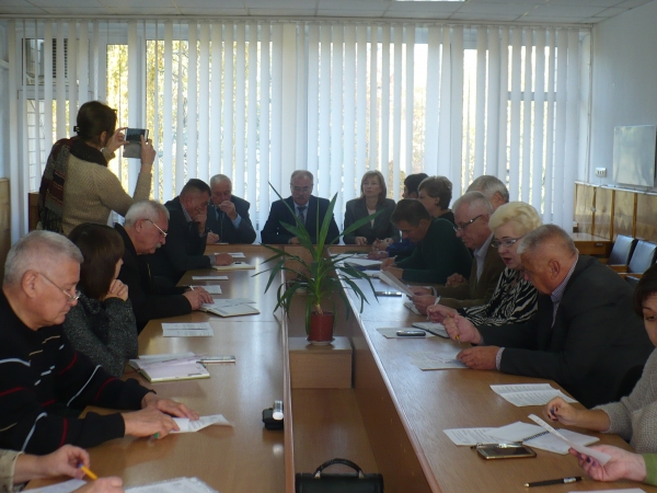 Зустріч членів Президії ФПО з начальником Головного управління Пенсійного фонду України у Вінницькій області