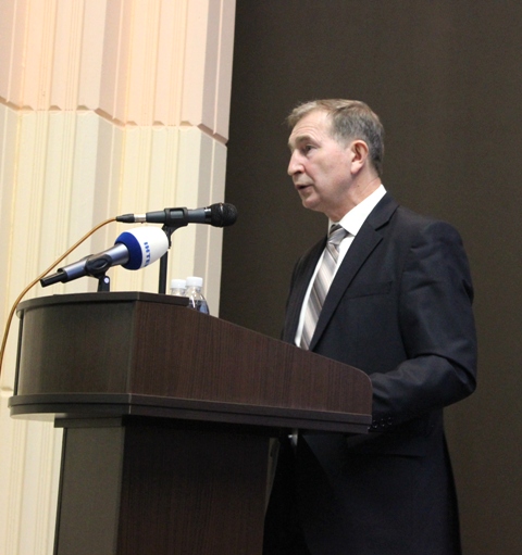 Виступ Голови СПО об’єднань профспілок, Голови ФПУ Григорія Осового на четвертому засіданні Ради Федерації профспілок України    
