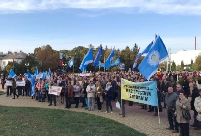 ЛУЦЬК. Волиняни вийшли на мирну акцію