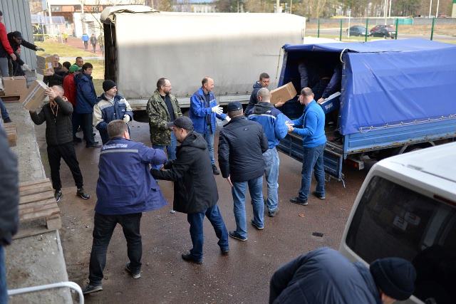 Cлавутич отримав гуманітарну допомогу від "Енергоатома"