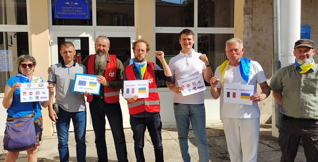 Профспілки Франції солідарні з народом України