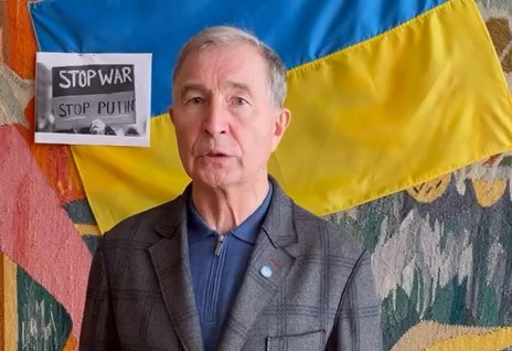 Відеозвернення Голови ФПУ Григорія Осового до учасників демонстрації на підтримку України у Брюсселі 15 березня 2022 року 