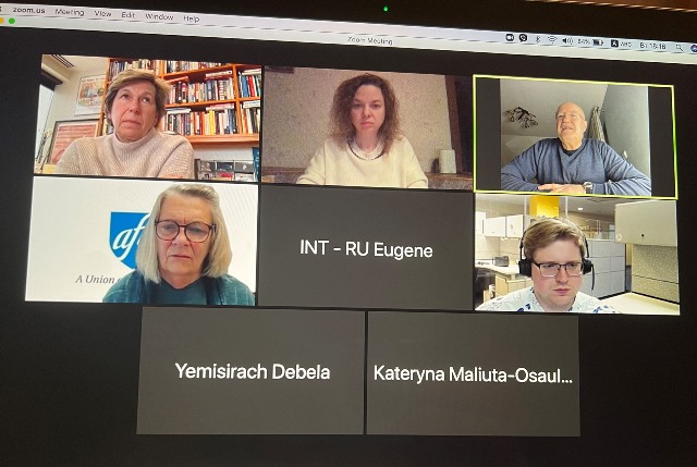 ПРОФСПІЛКА ОСВІТЯН. Україна – США: онлайн-зустріч керівників профспілок освіти
