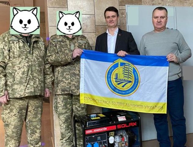 У ВІЙСЬКОВУ ЧАСТИНУ ПЕРЕДАНО ГЕНЕРАТОР ВІД ПРОФБУД