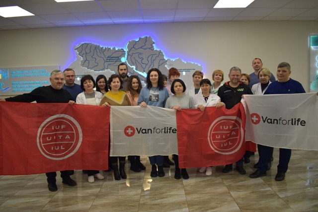 Відбувся тренінг в рамках проекту IUF та Vanforlife (Швейцарія) щодо підвищення обізнаності членів профспілок про мінну небезпеку