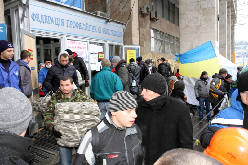 РІЧНИЦЯ РЕВОЛЮЦІЇ ГІДНОСТІ. Голова ФПУ Григорій Осовий: в Будинку профспілок на Майдані гартувалась боротьба українців у сучасній історії 