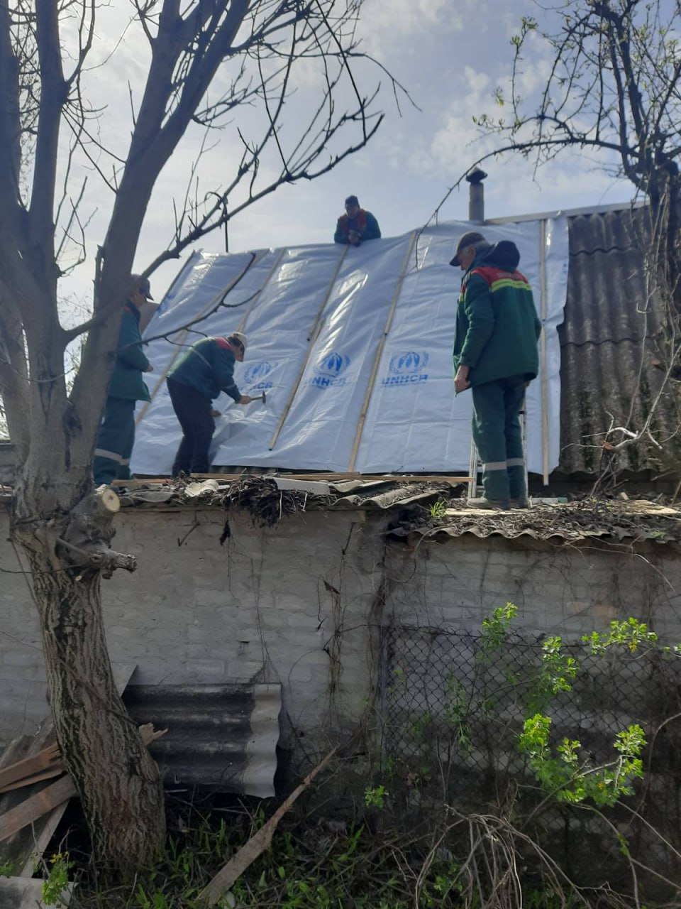 КП Запоріжремсервіс. Ліквідація наслідків обстрілу