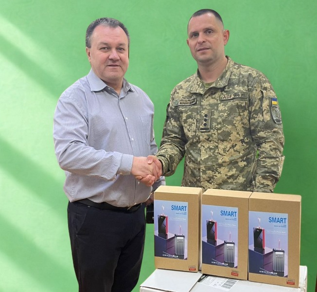 ВОЛИНЬ. Павербанки для волинських прикордонників