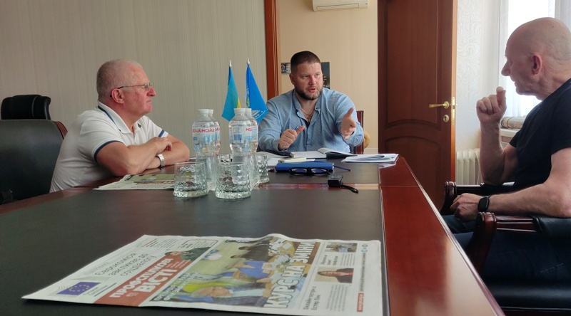 РОБОЧІ ЗУСТРІЧІ ГОЛОВИ ФПУ. Обговорено роль профспілок у забезпеченні охорони праці та створенні безпеки на робочих місцях