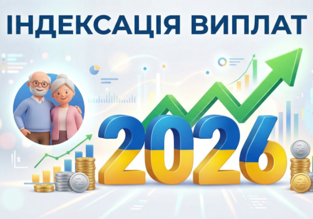 Про індексацію пенсій і страхових виплат у 2026 році